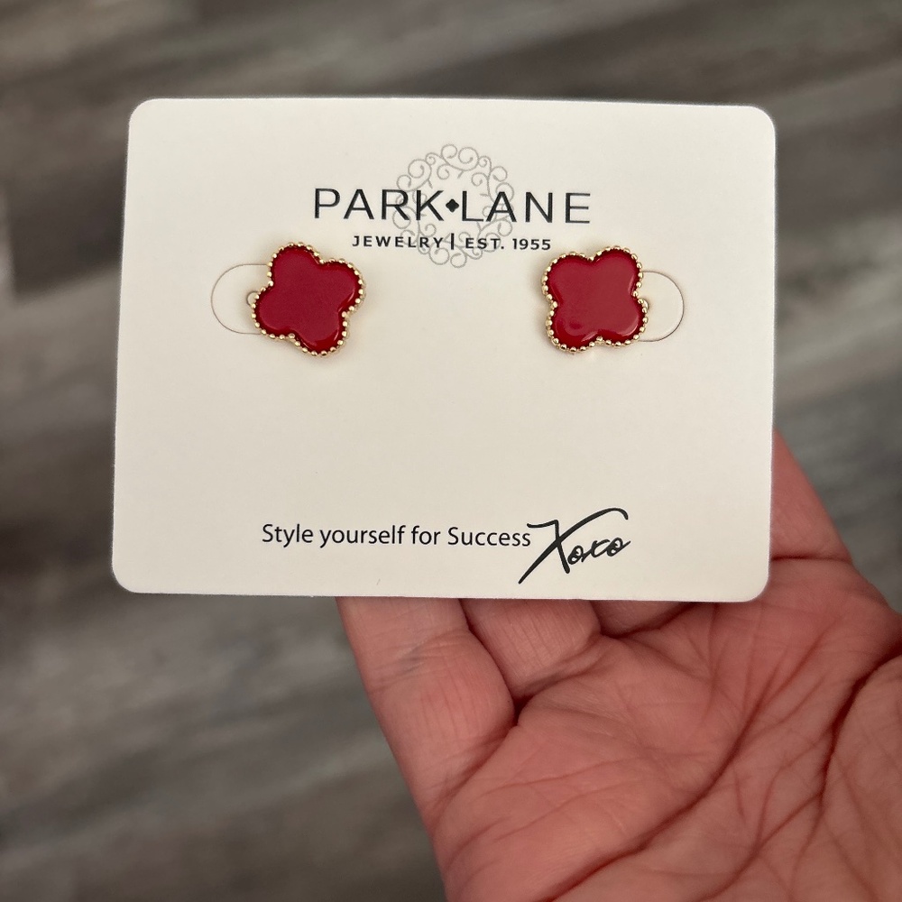 Icon Earrings Red